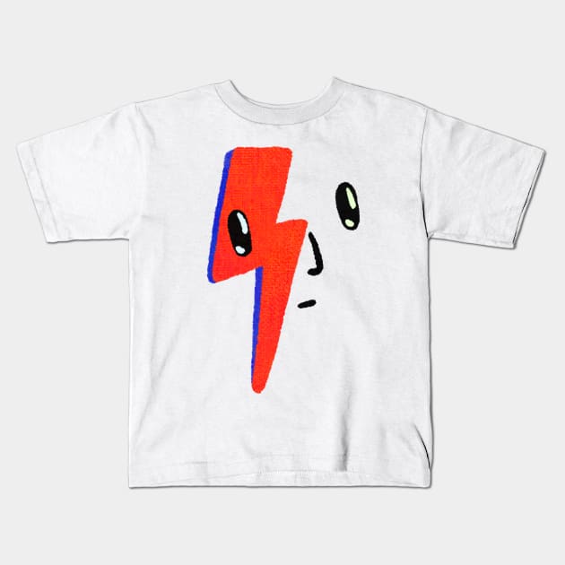 Lil Bowie Kids T-Shirt by Surplusweird